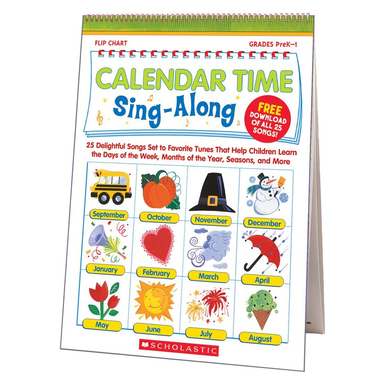 Scholastic Calendar Time Sing Along Flip CD - Wayfair Canada